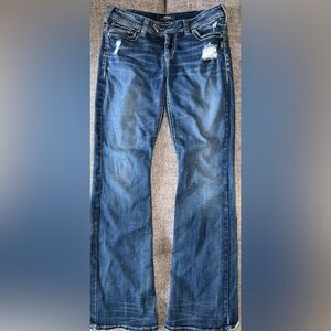 Silver Bootcut Jeans